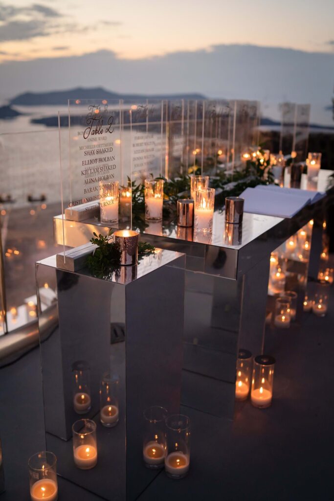 Whimsical Wedding in Santorini