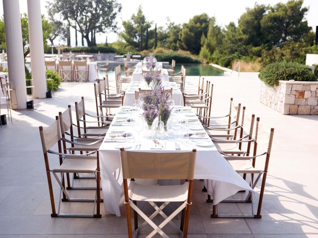 Pool Dinner At Aman Zoe In Porto Heli
