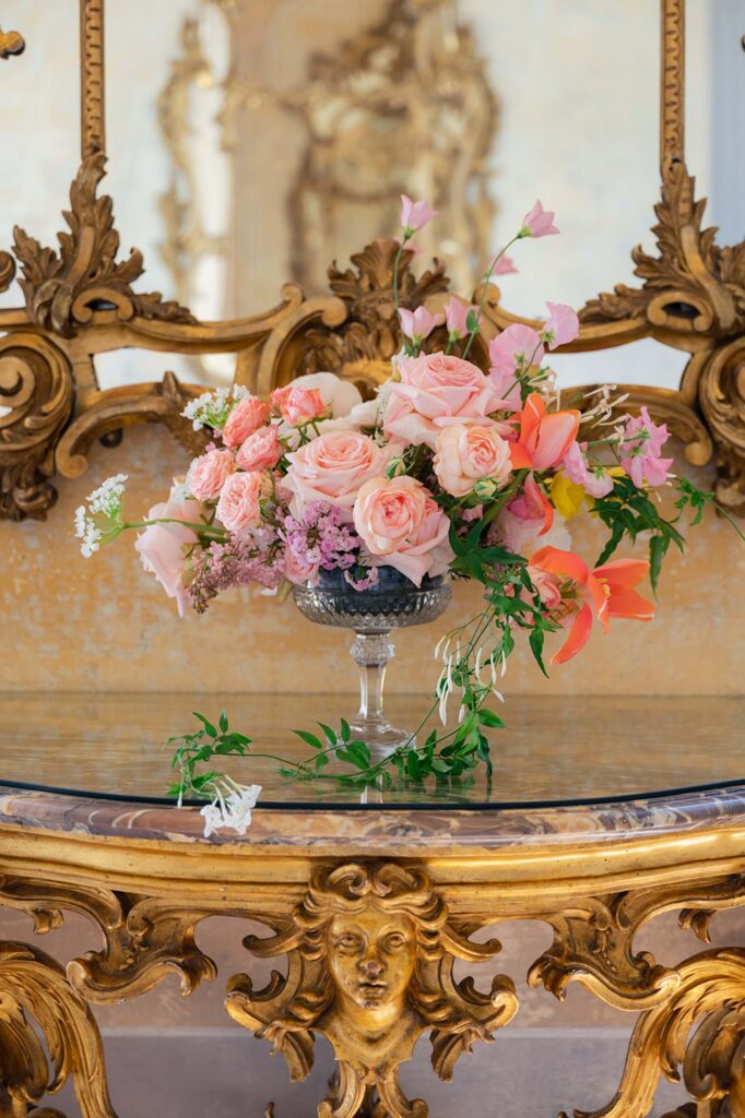 Villa Balbiano Wedding in Pink
