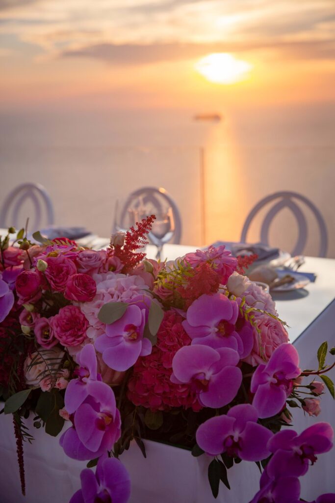 Whimsical Wedding in Santorini
