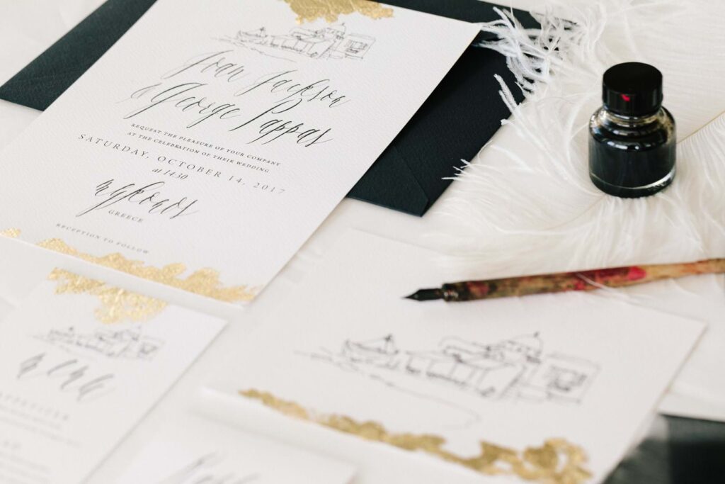 Sophisticated Glam Wedding In Mykonos