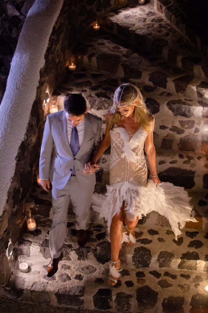 Whimsical Wedding in Santorini