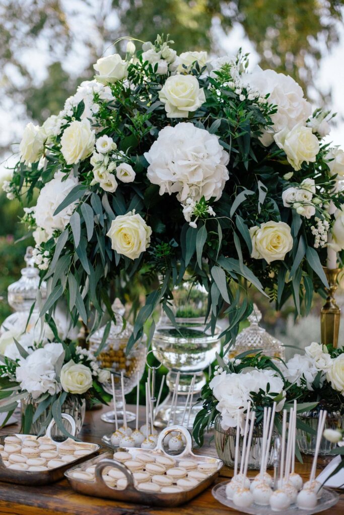 White & Gold Wedding In Athens Riviera