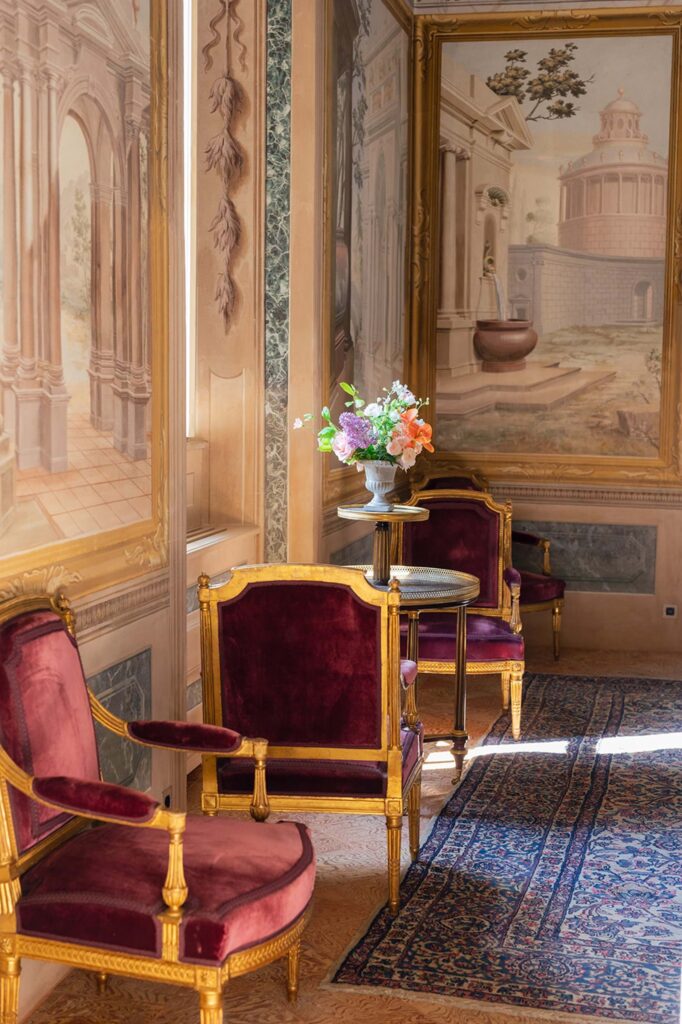 Villa Balbiano Wedding in Pink