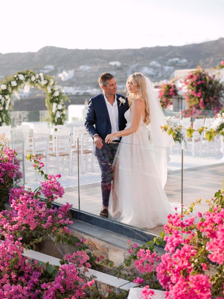 White Luxury Wedding in Mykonos