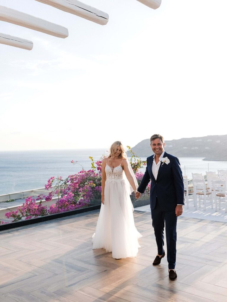 White Luxury Wedding in Mykonos