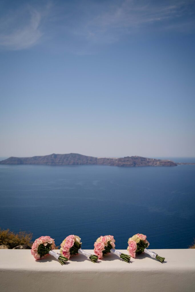 Whimsical Wedding in Santorini