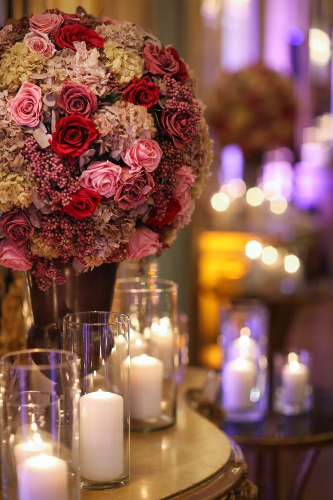 Reception at Villa Cora in Florence