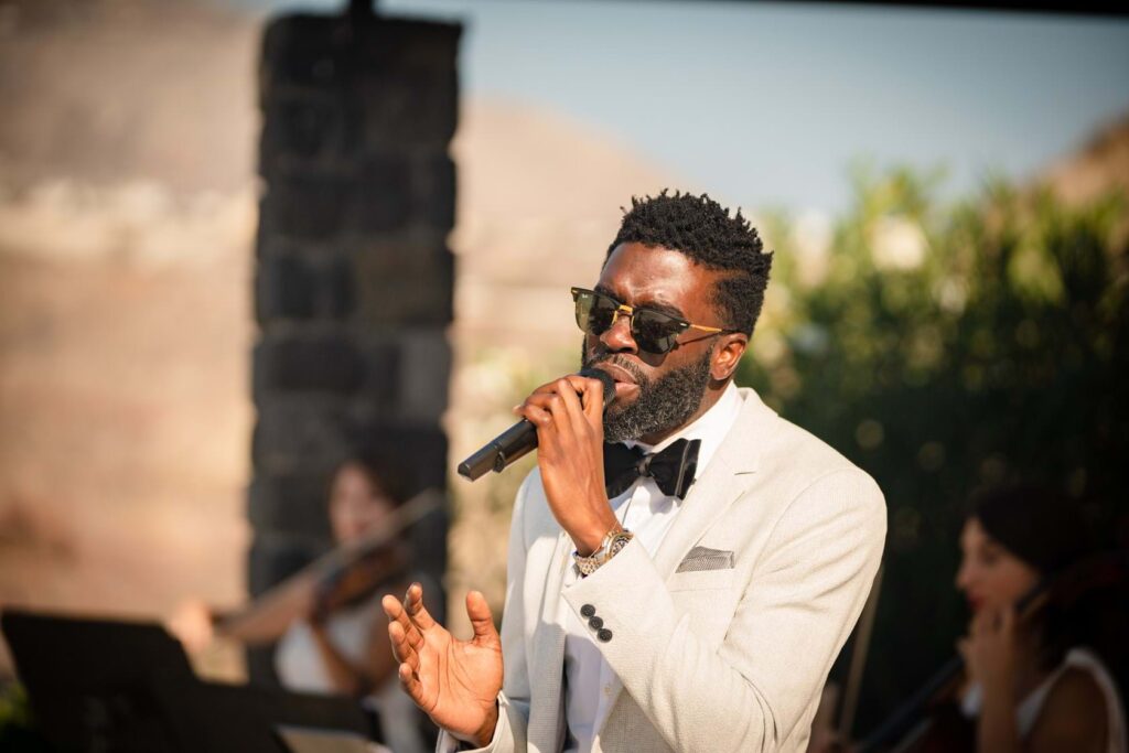 Whimsical Wedding in Santorini