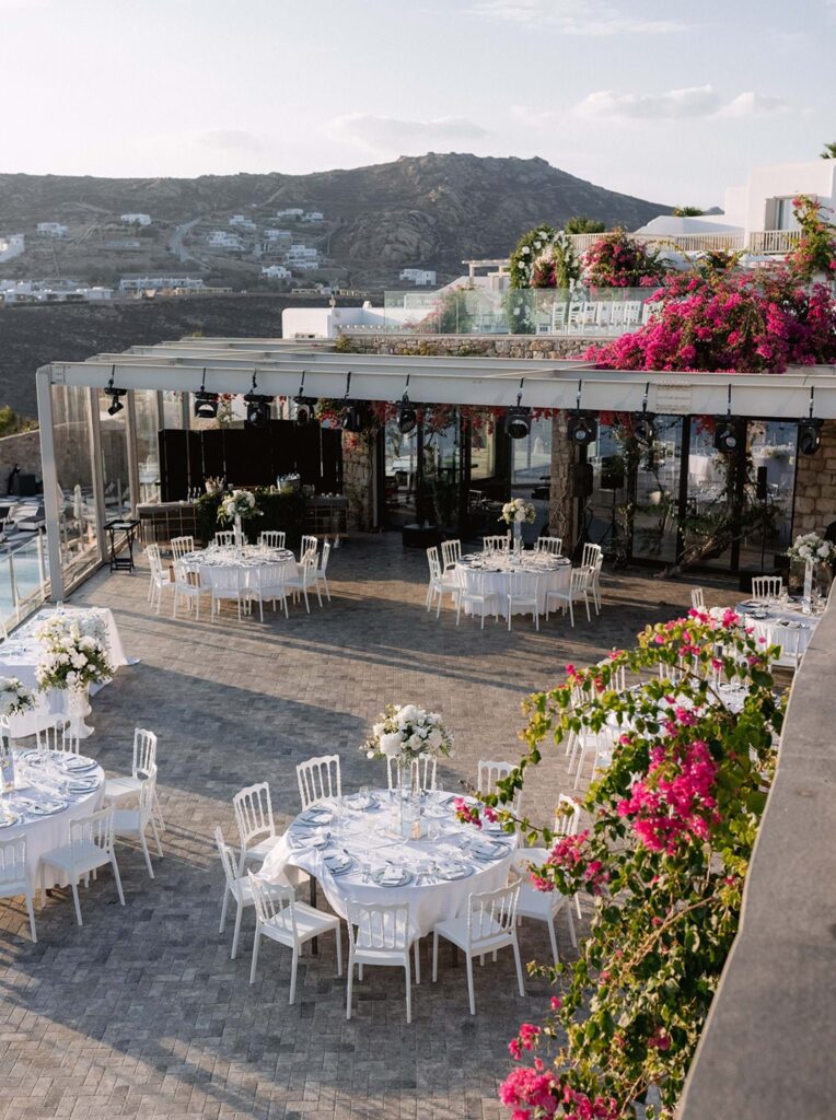 White Luxury Wedding in Mykonos