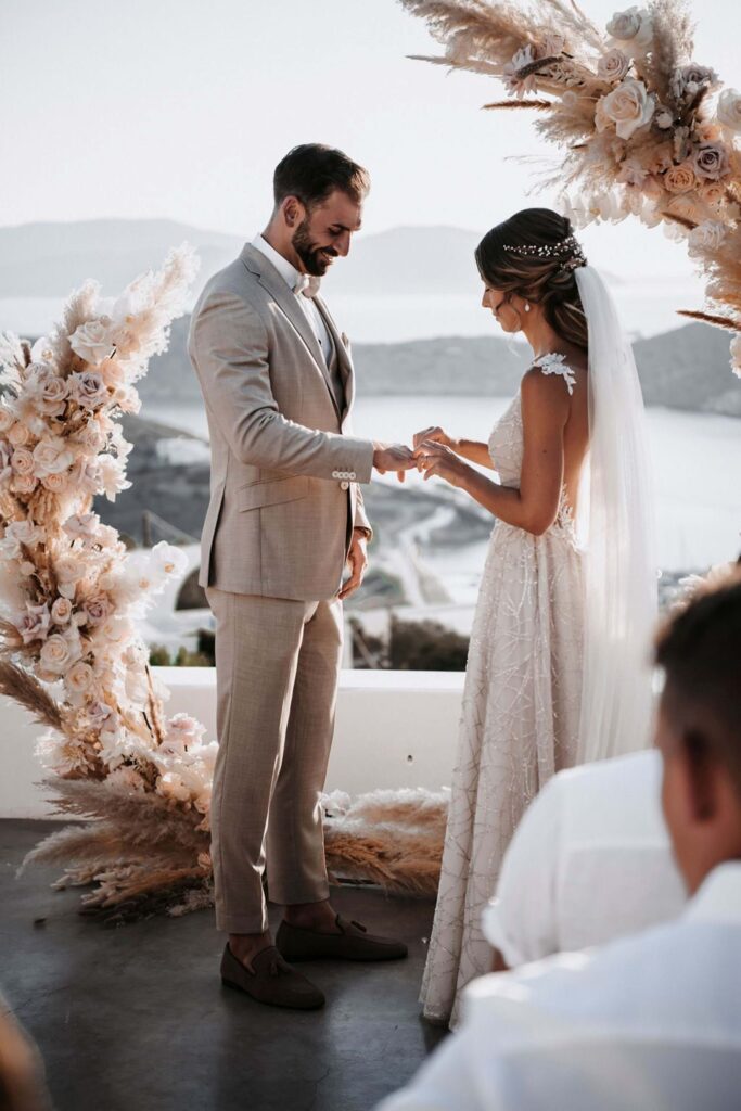 Dreamy Boho Beach Wedding in Ios
