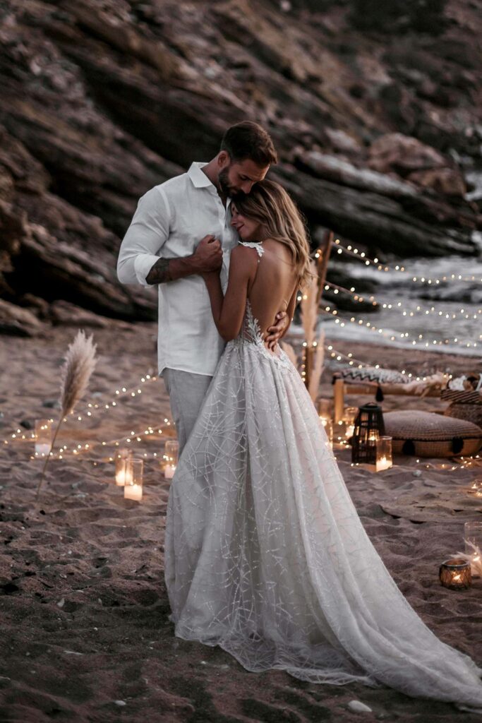 Dreamy Boho Beach Wedding in Ios