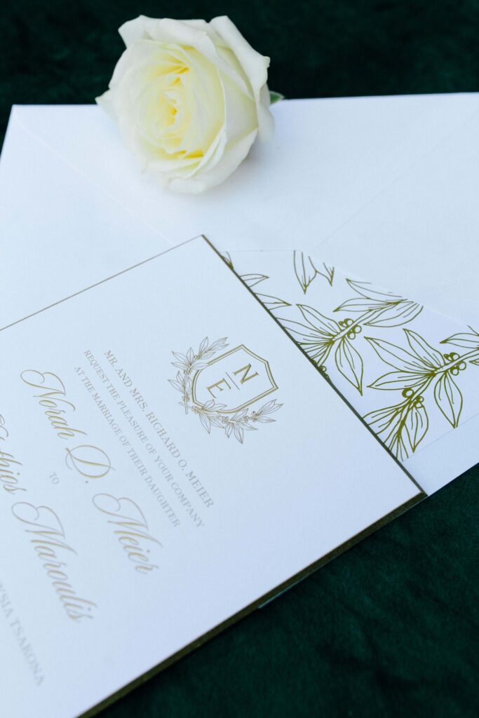White & Gold Wedding In Athens Riviera