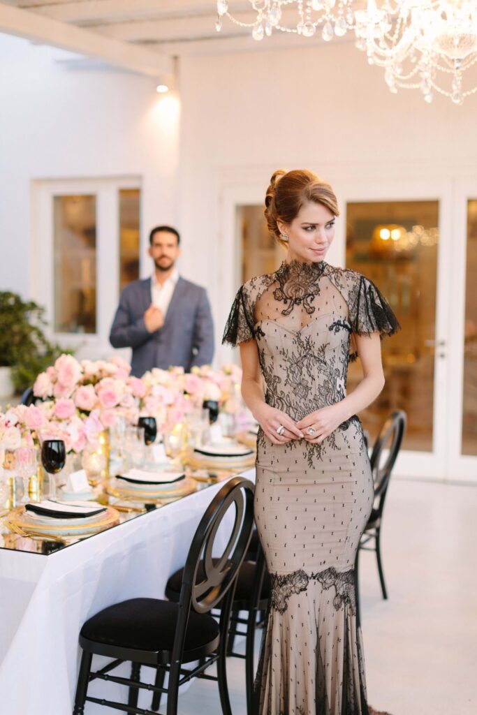 Sophisticated Glam Wedding In Mykonos