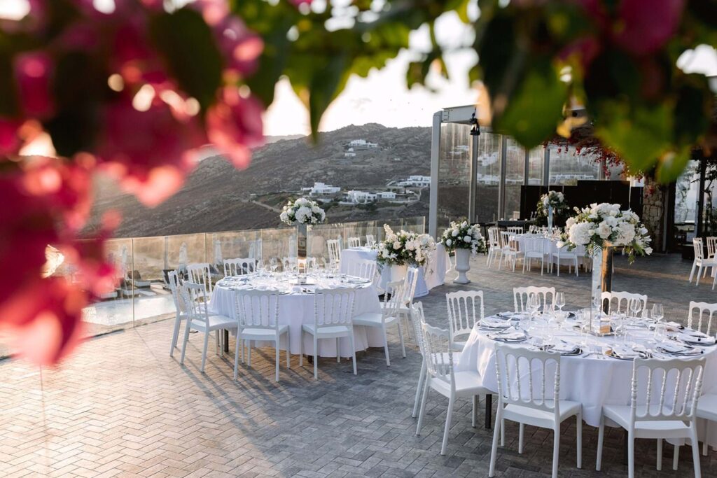 White Luxury Wedding in Mykonos