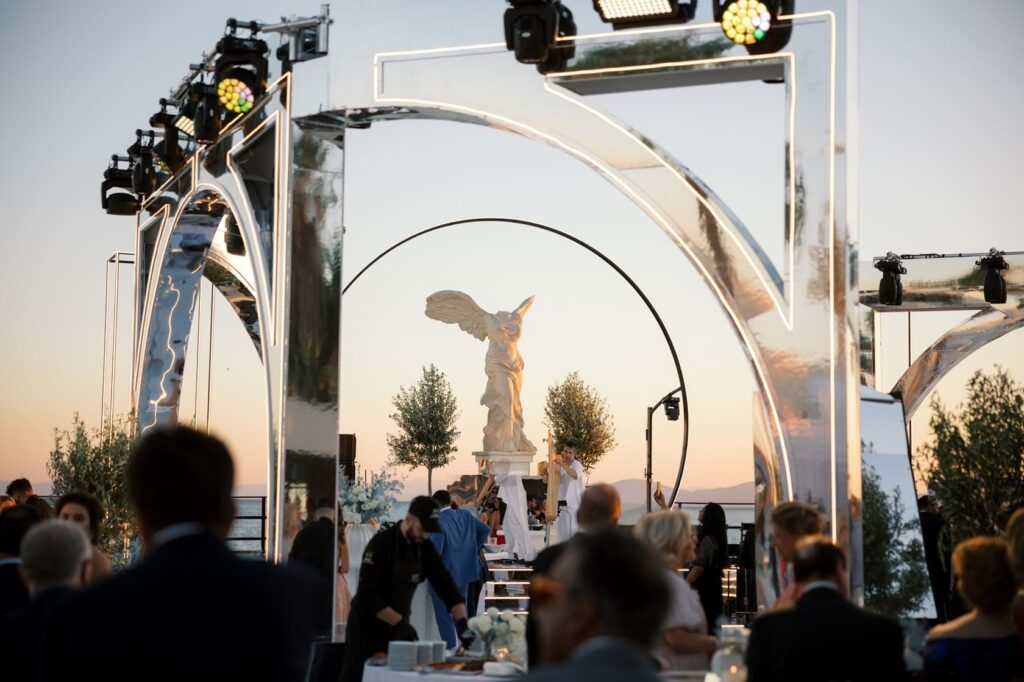 Mythic Glam Wedding in Athens Riviera