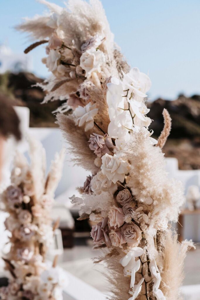 Dreamy Boho Beach Wedding in Ios