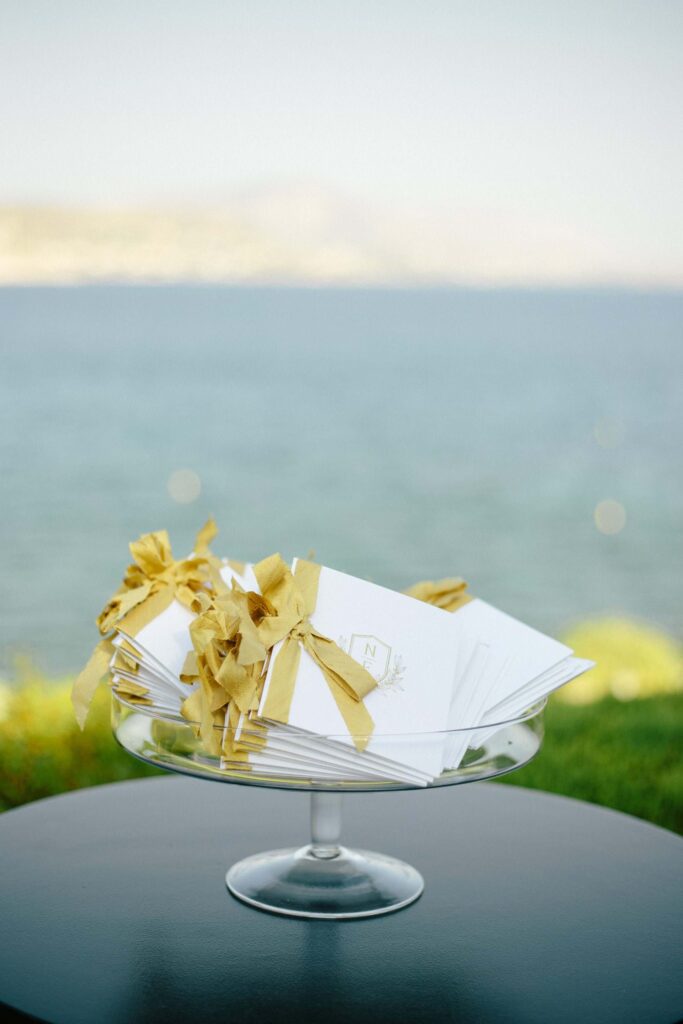 White & Gold Wedding In Athens Riviera
