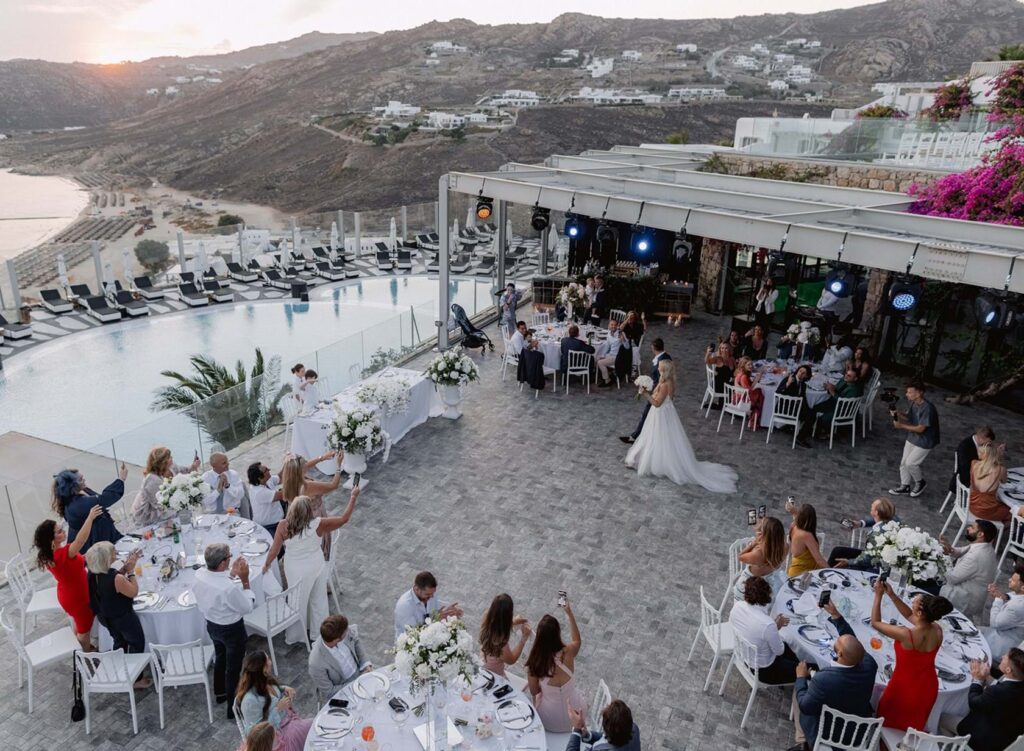 White Luxury Wedding in Mykonos