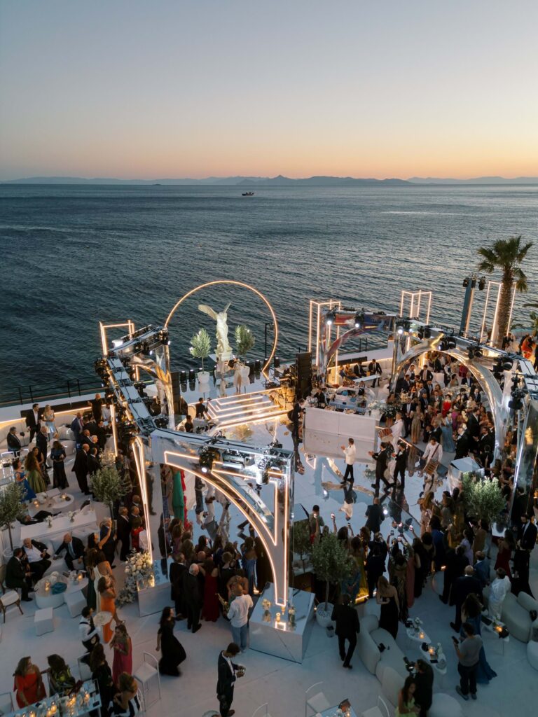 Mythic Glam Wedding in Athens Riviera