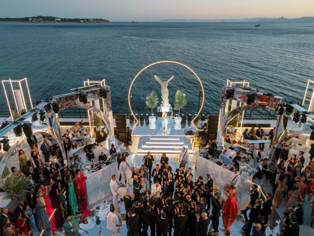 Mythic Glam Wedding in Athens Riviera