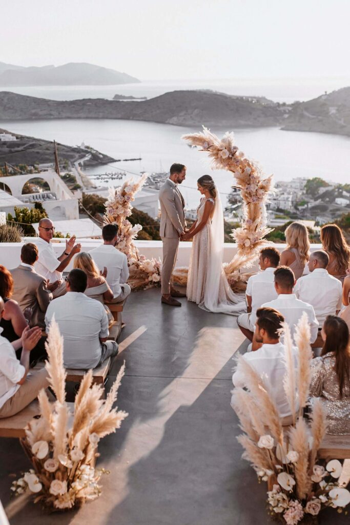 Dreamy Boho Beach Wedding in Ios