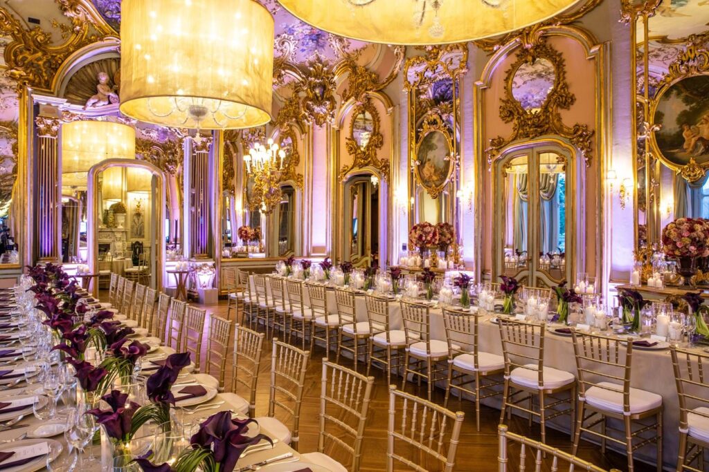Reception at Villa Cora in Florence