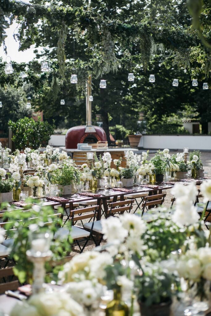 Al Fresco Dinner In Tuscany