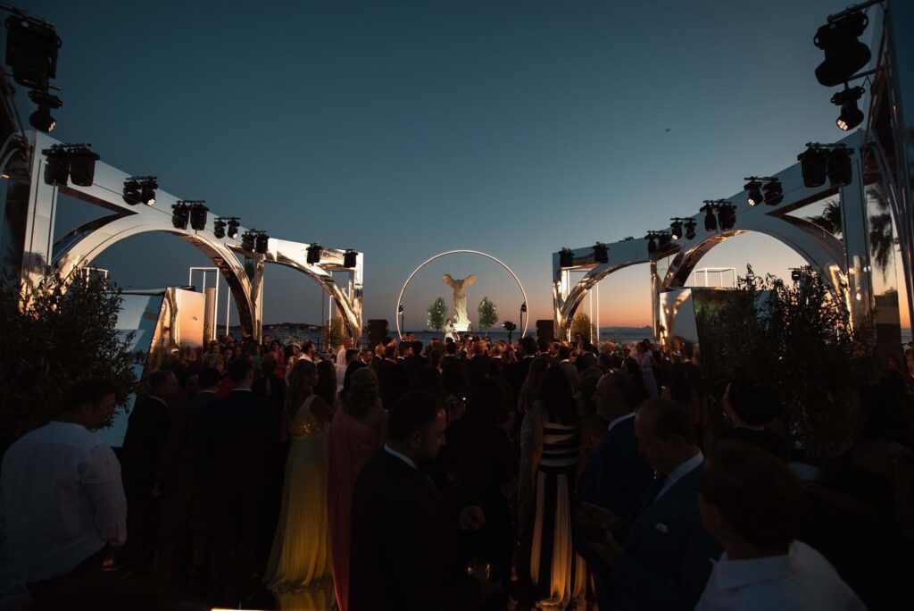 Mythic Glam Wedding in Athens Riviera