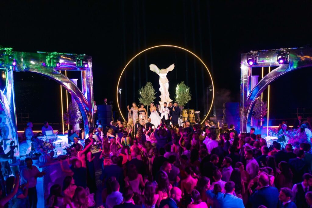 Mythic Glam Wedding in Athens Riviera