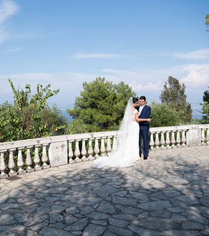 ACHILLEION PALACE WEDDING IN CORFU
