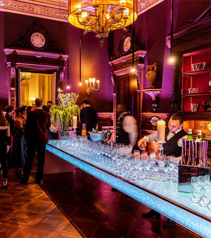 RECEPTION  AT VILLA CORA IN FLORENCE