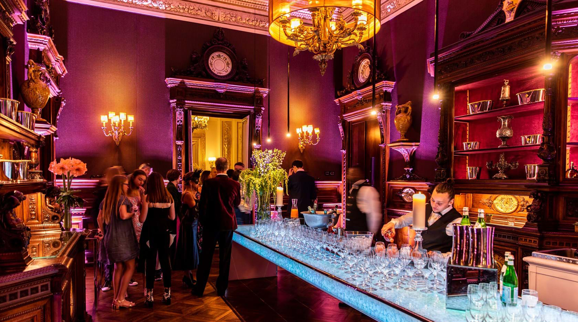 RECEPTION  AT VILLA CORA IN FLORENCE