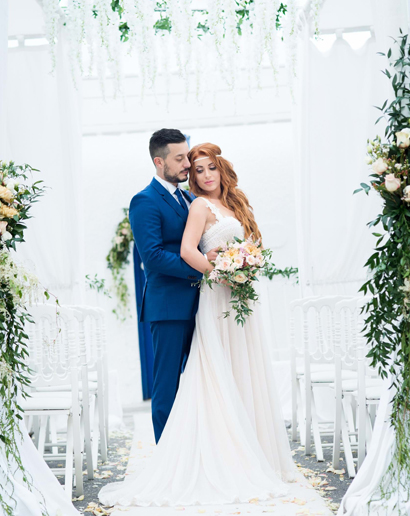Bohemian Peach Wedding In Athens
