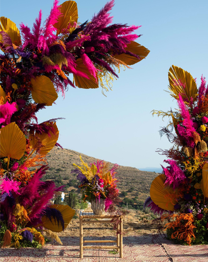 Colorful Greek Wedding in Andros