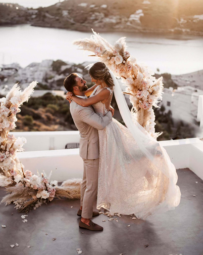 Dreamy Boho Beach Wedding in Ios