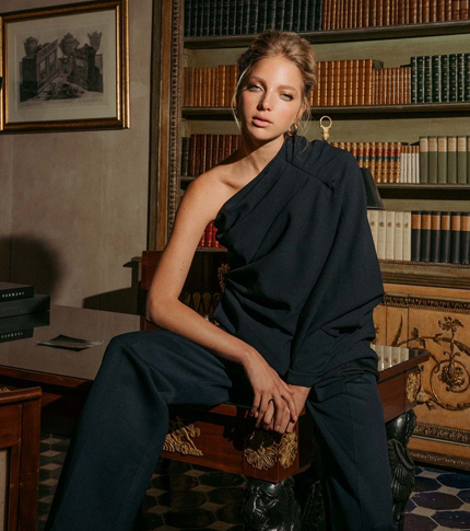FASHION EDITORIAL SHOOT AT VILLA ASTOR