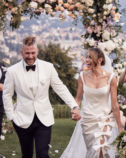 Lake Como Wedding in Blue