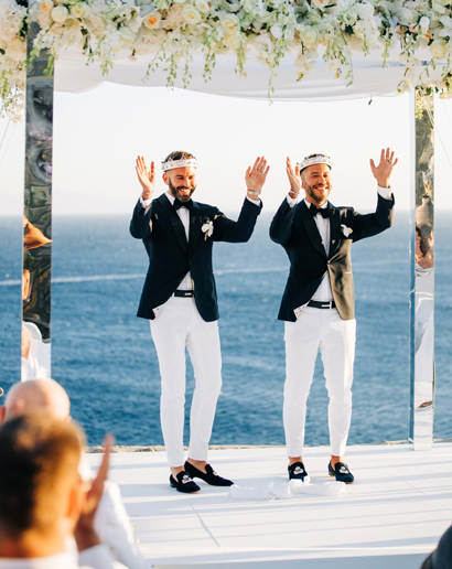 Modern Classic Wedding in Mykonos