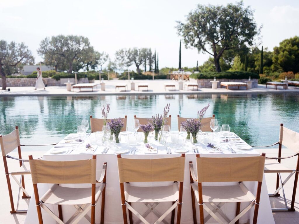 Pool Dinner At Aman Zoe In Porto Heli