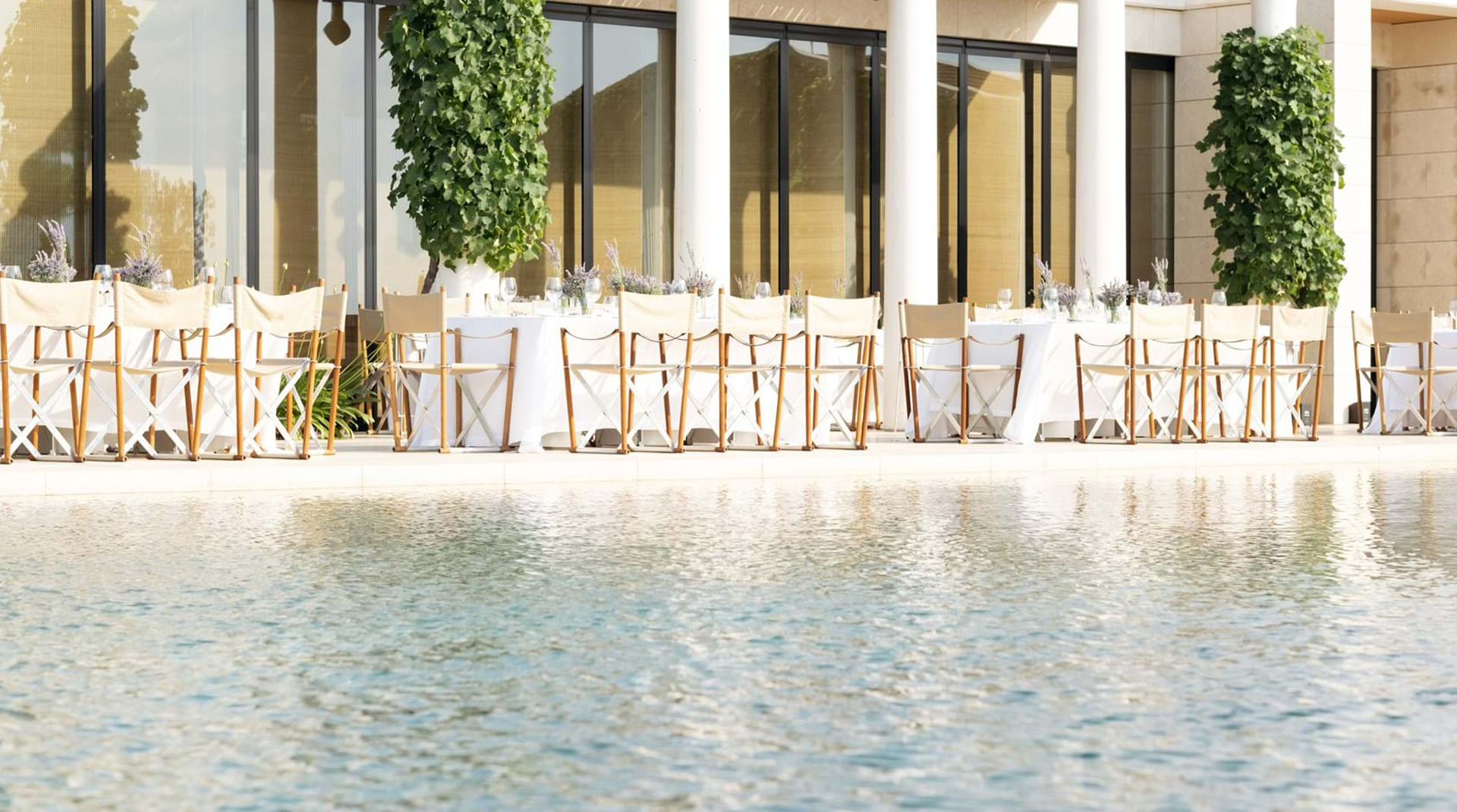 POOL DINNER AT AMAN ZOE IN PORTO HELI