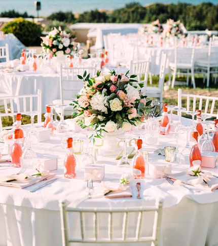 SUMMER LIGHT PINK WEDDING IN ELAFONISOS