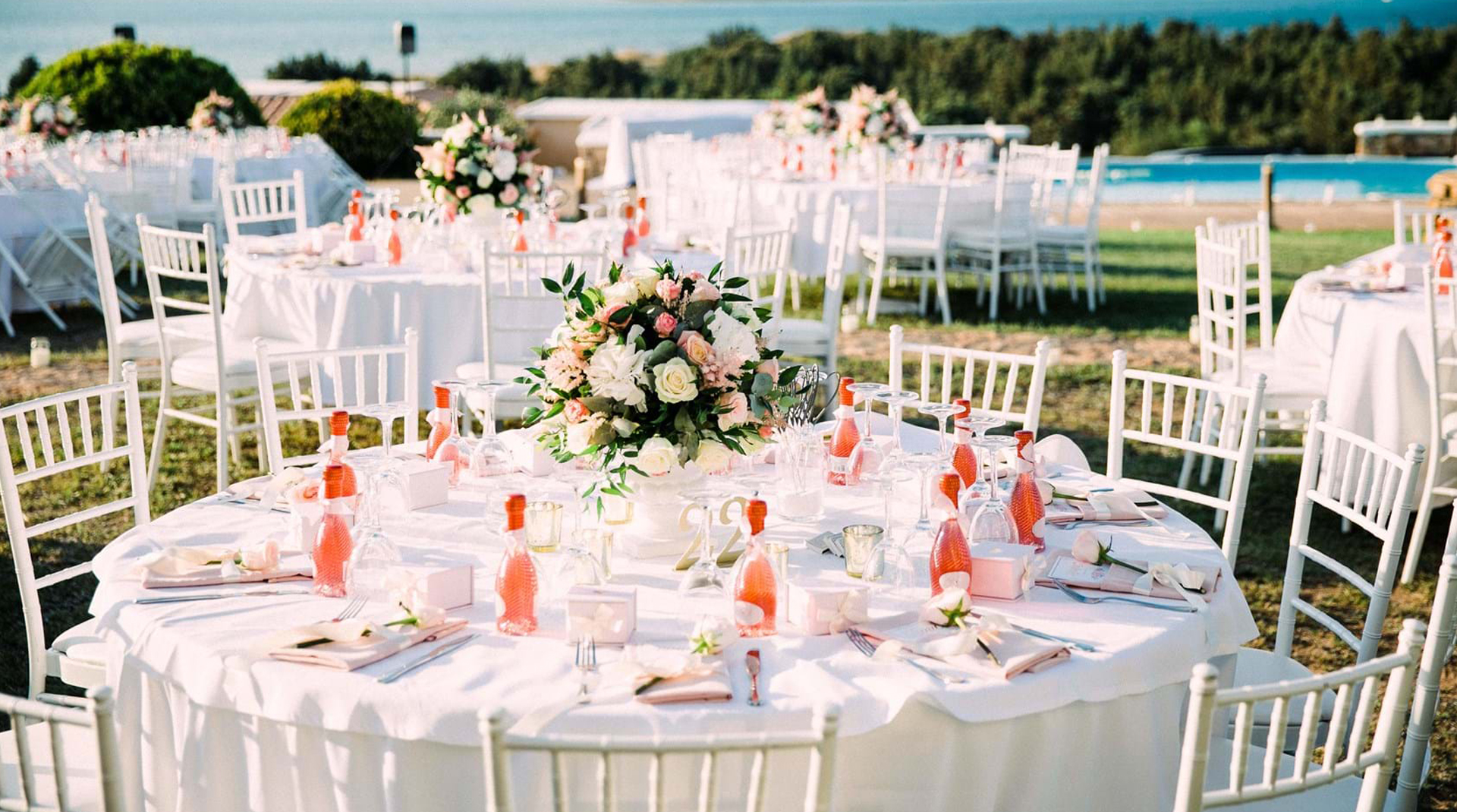 SUMMER LIGHT PINK WEDDING IN ELAFONISOS