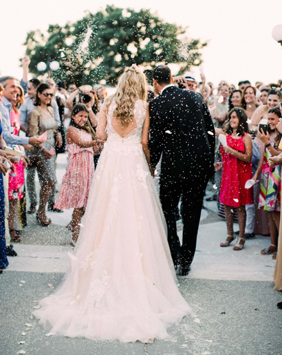 Summer Light Pink Wedding in Elafonisos
