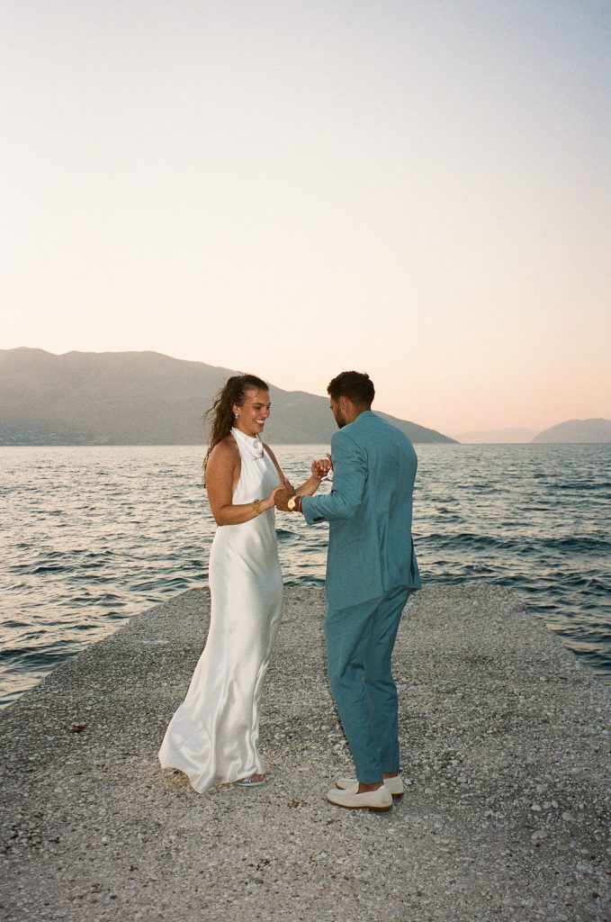 A Romantic Destination Wedding in Kefalonia