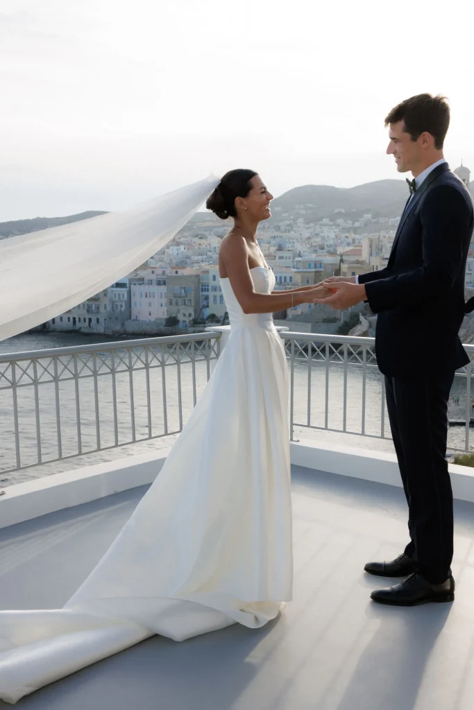 A Mediterranean Wedding in Syros