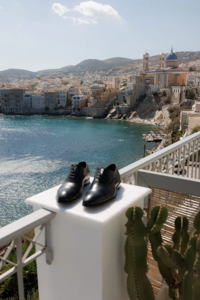 A Mediterranean Wedding in Syros
